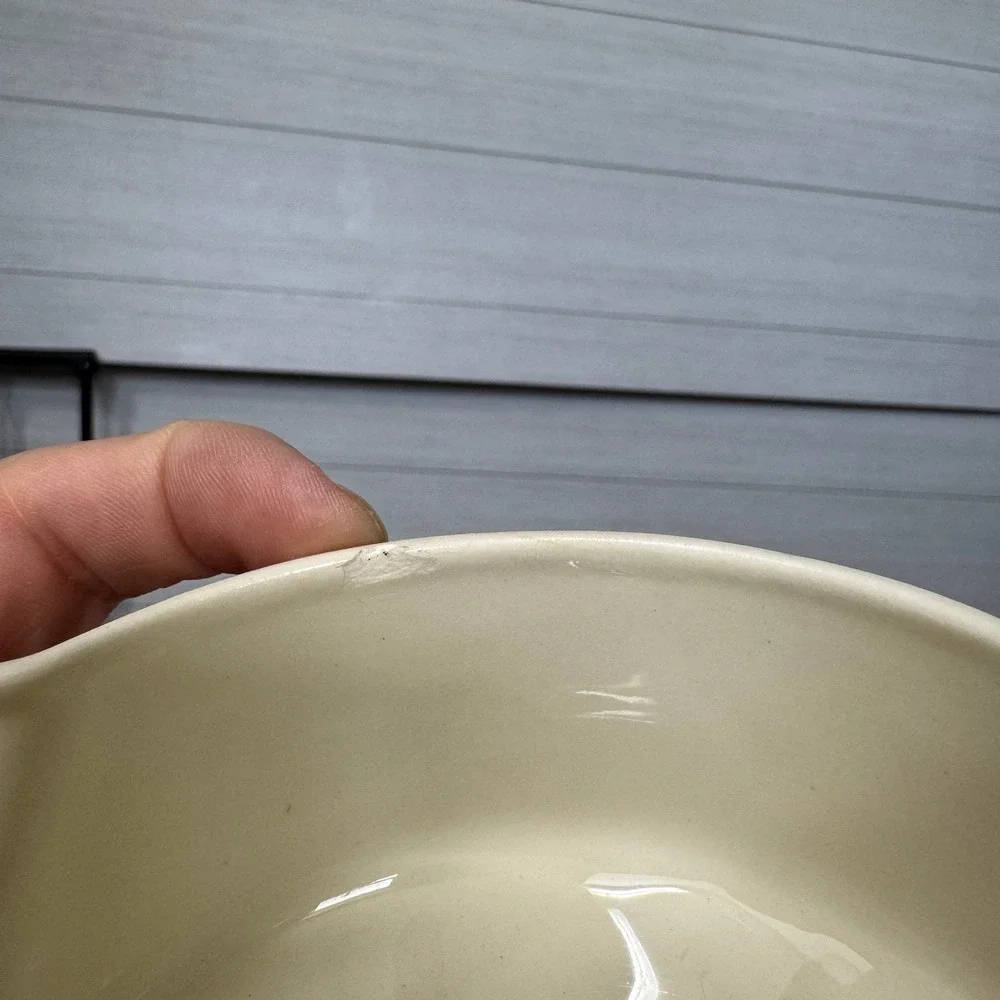 Homer Laughlin Vintage Creamer Red Laurel Leaf Pattern A 54 N 6 USA Ceramic 1954